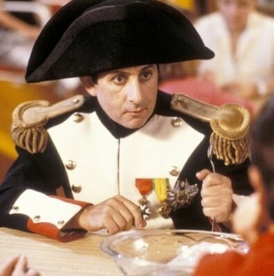 A picture of Terry Camilleri as Napoleon in Bill & Ted's Excellent Adventure.